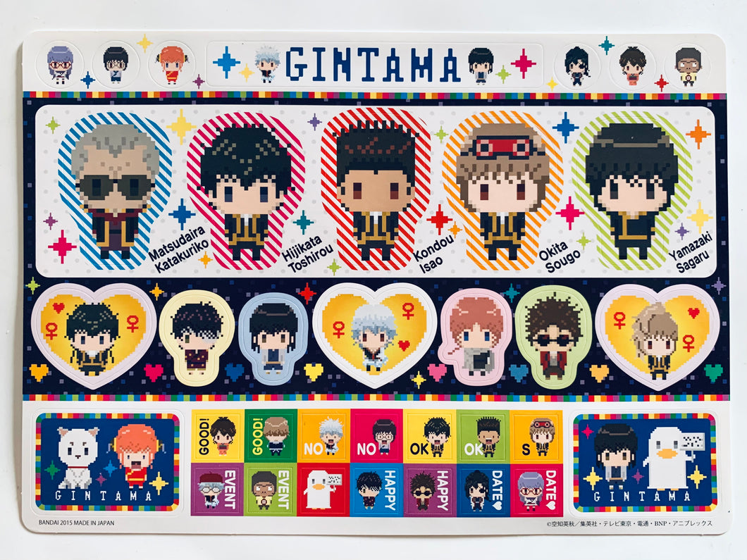 Jumbo Carddass Gintama Bishitto & Dot Bit Stickers Set - No.4