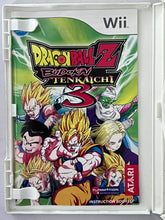 Load image into Gallery viewer, Dragon Ball Z: Budokai Tenkaichi 3 - Nintendo Wii / Wii U - NTSC - Box &amp; Manual (RVL-RDSE-USA)
