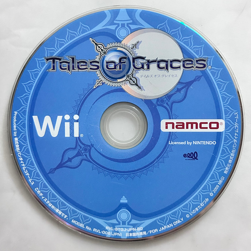 Tales of Graces - Nintendo Wii / Wii U - NTSC-JP - Japan ver. - Disc (RVL-STGJ-JPN)