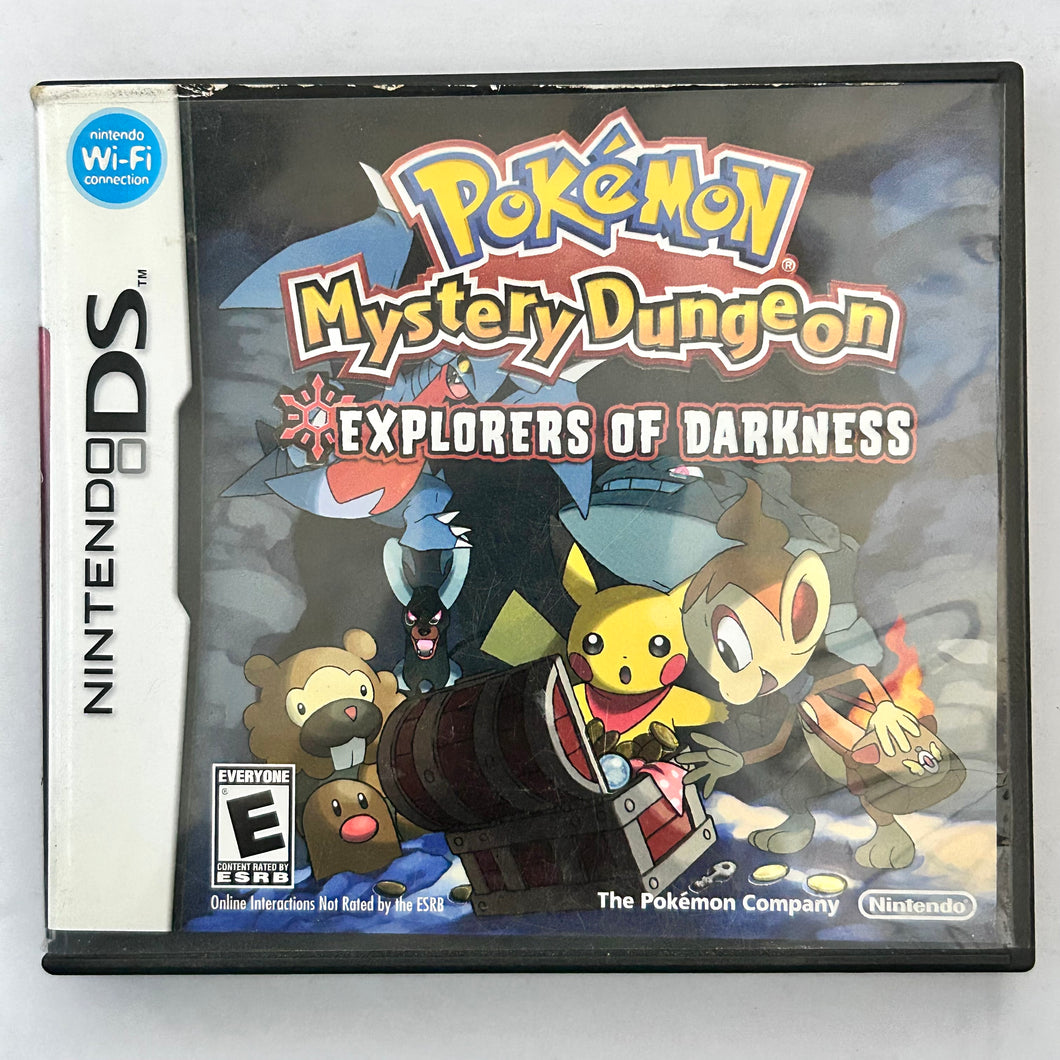 Pokemon Mystery Dungeon: Explorers of Darkness - Nintendo DS / DSLite DSi XL - NTSC - Box & Manual (NTR-YFYE-USA)