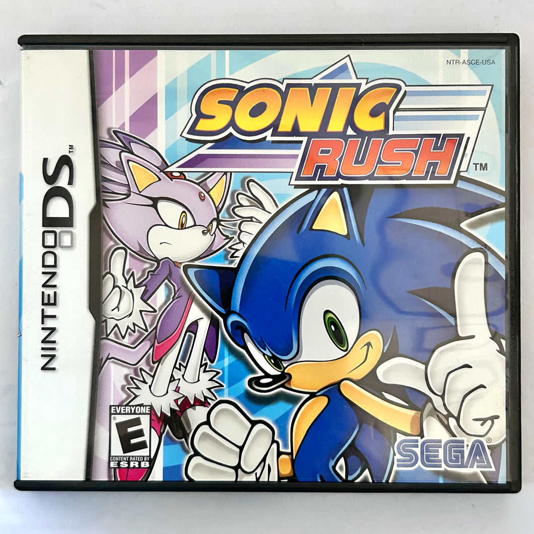 Sonic Rush - Nintendo DS / DSLite DSi XL - NTSC - Box & Manual (NTR-ASCE-USA)