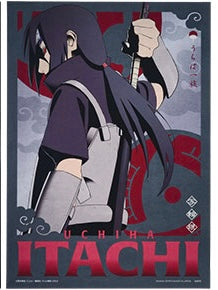 Ichiban Kuji Naruto Shippuuden Shinobi no Kizuna (Prize G) - A3 Clear Poster - Uchiha Itachi (Sharingan ver.)