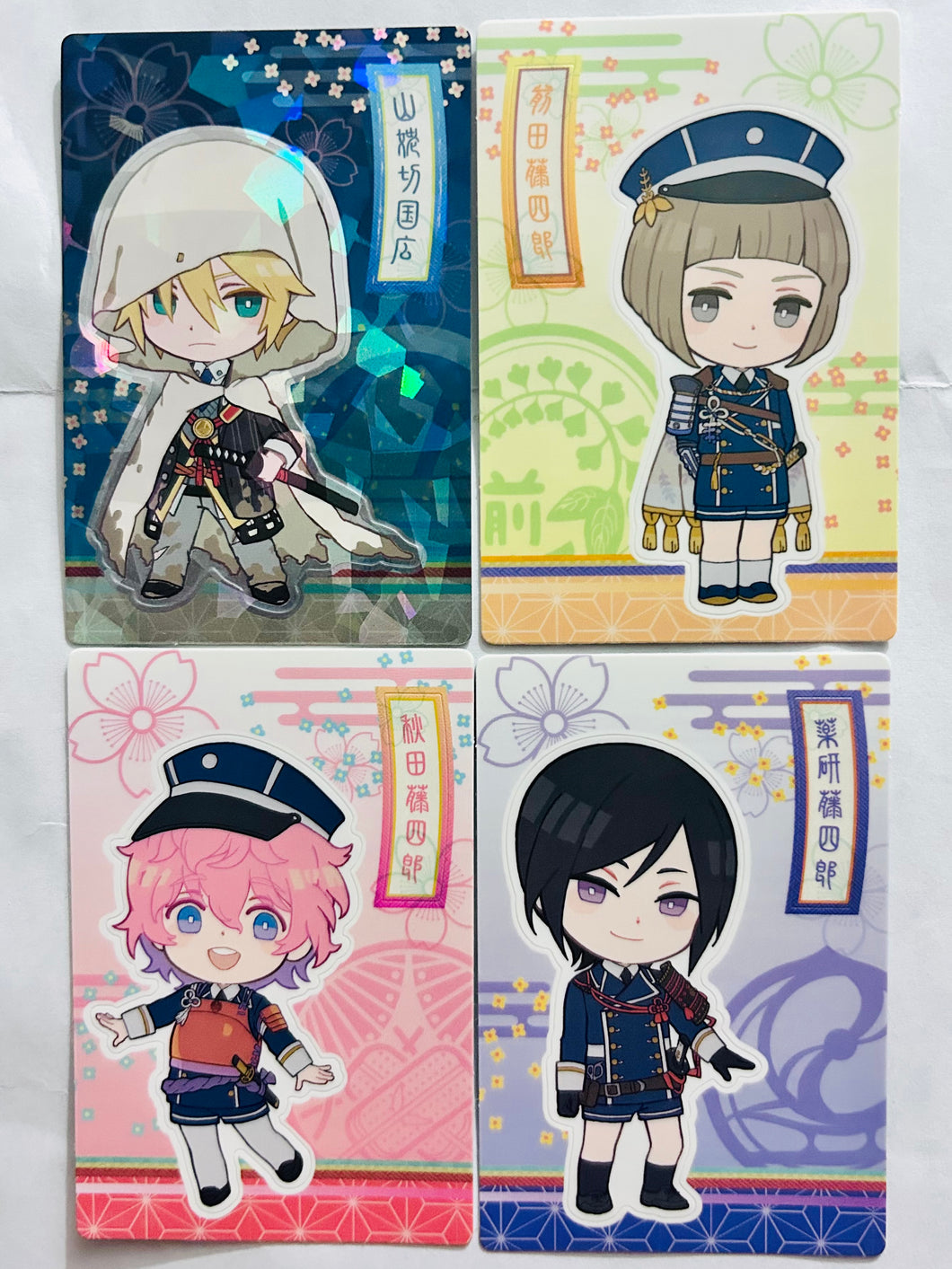 Touken Ranbu - Wafer Sticker - Cute SD Design (Set of 4)