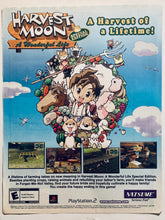 Cargar imagen en el visor de la galería, Harvest Moon: A Wonderful Life Special Edition - PS2 - Original Vintage Advertisement - Print Ads - Laminated A4 Poster
