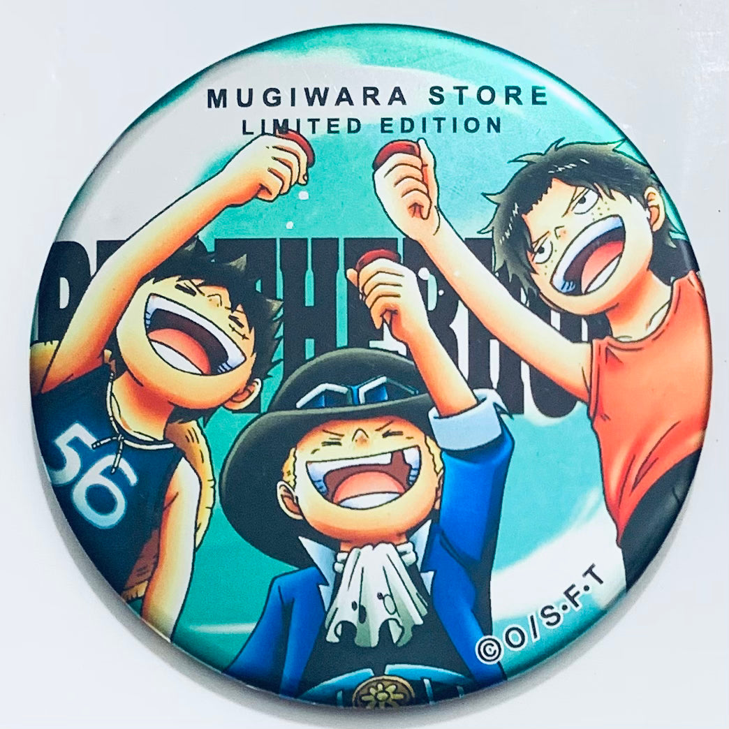 One Piece - Monkey D. Luffy, Sabo & Portgas D. Ace - OP ~YAKARA~ Can Badge Vol. 2 RED Mugiwara Store Limited