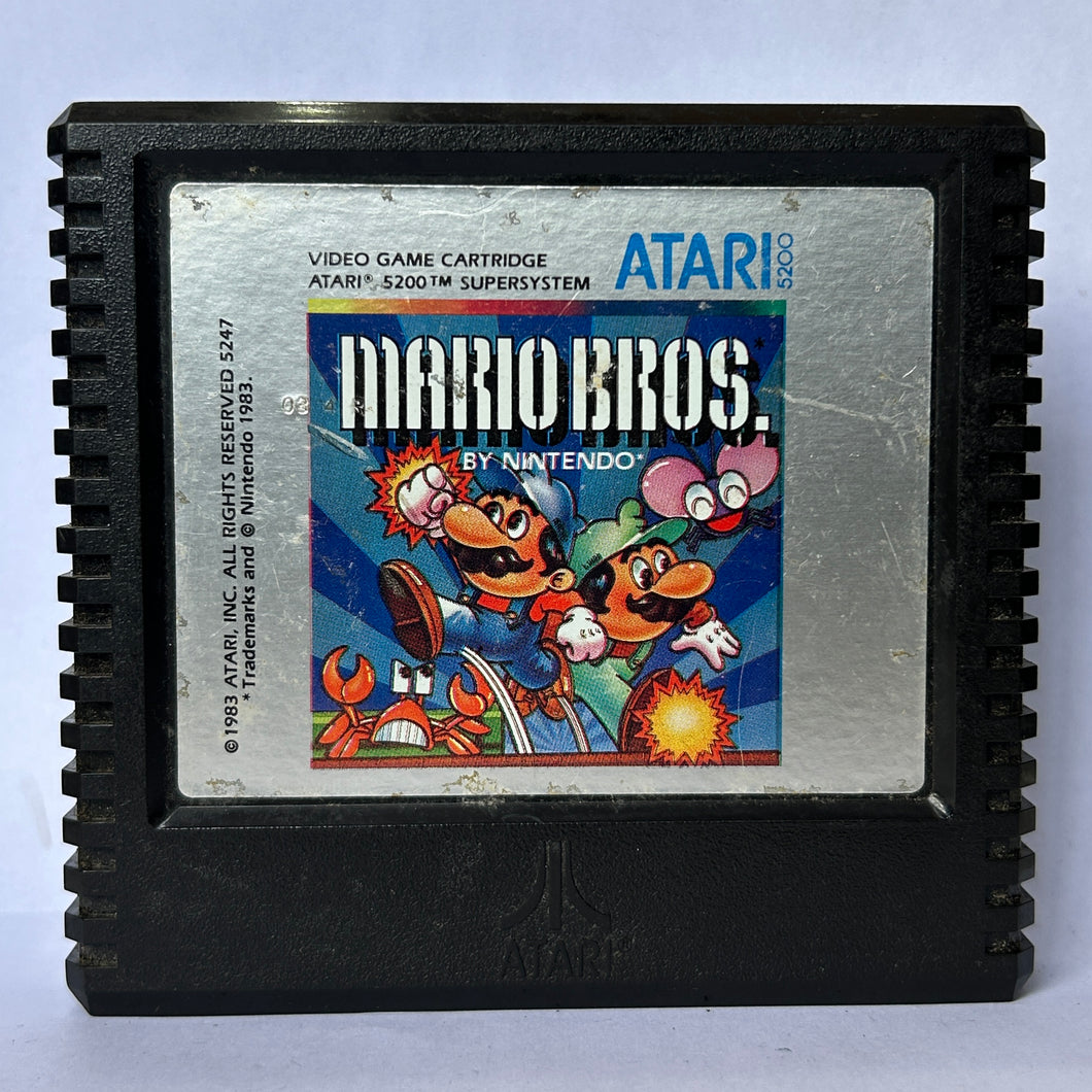 Mario Bros. - Atari 5200 - NTSC - Cartridge (CX5247)