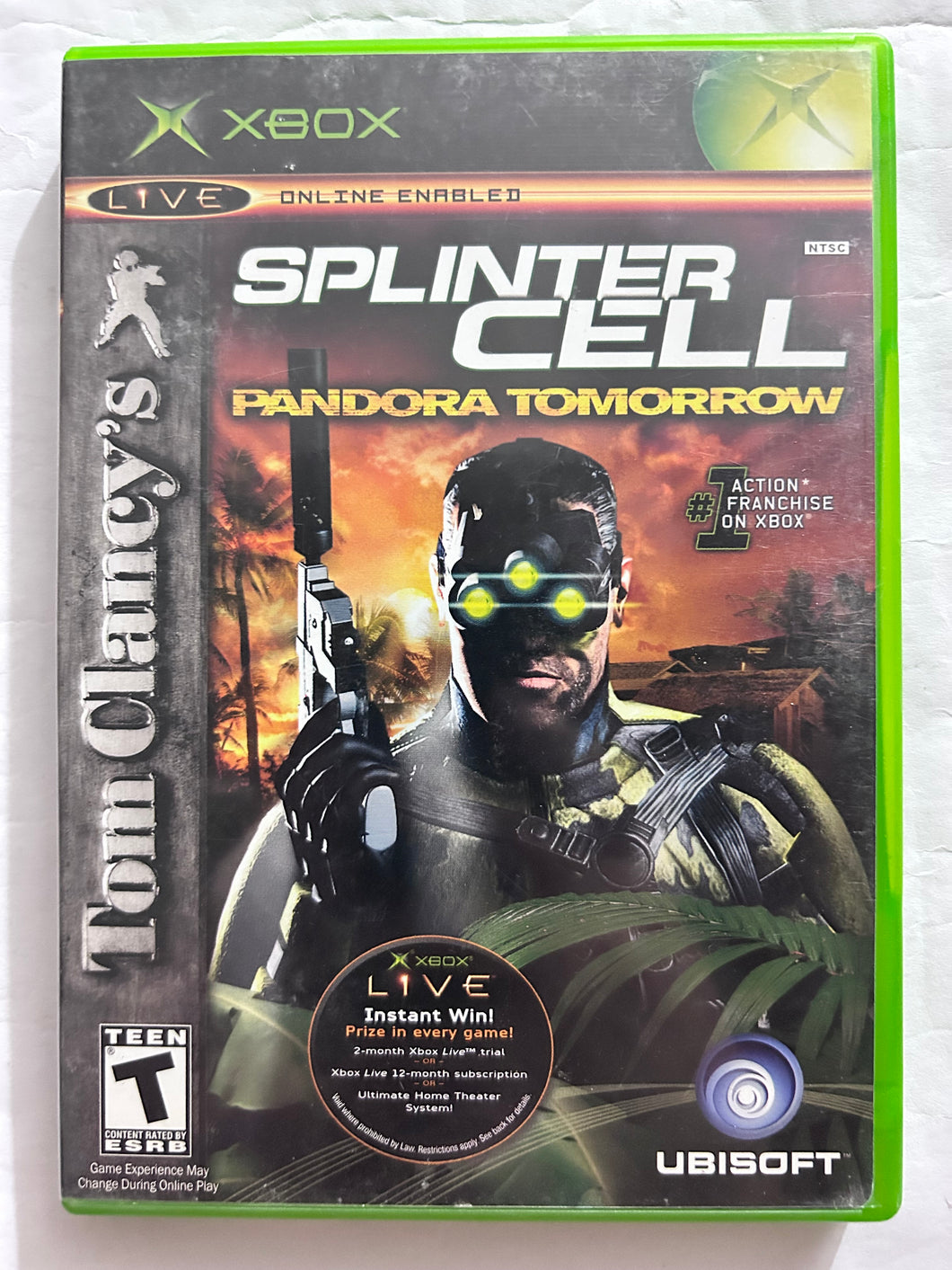 Tom Clancy's Splinter Cell Pandora Tomorrow - Xbox Classic/360 - NTSC - CIB (511601-CVR)