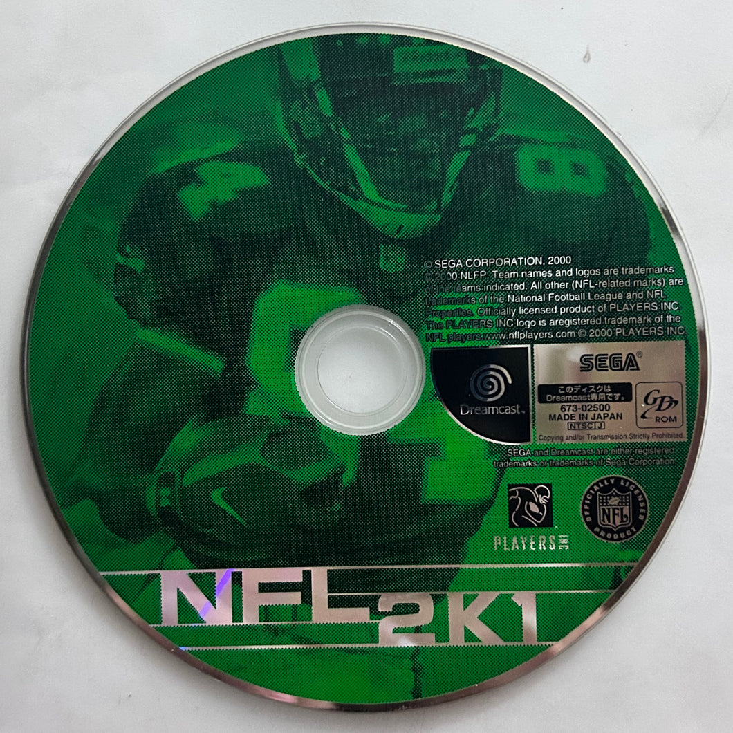 NFL 2K1 - Sega Dreamcast - NTSC - Disc (51062)