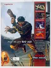 Cargar imagen en el visor de la galería, Ninja Assault - PS2 - Original Vintage Advertisement - Print Ads - Laminated A4 Poster
