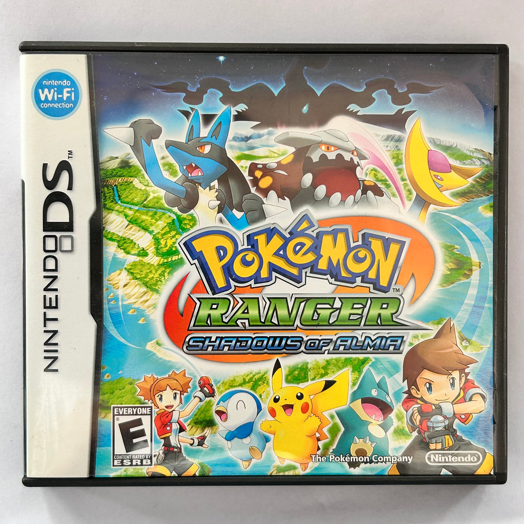 Pokemon Ranger: Shadows of Almia - Nintendo DS / DSLite DSi XL - NTSC - Box & Manual (NTR-YP2E-USA)