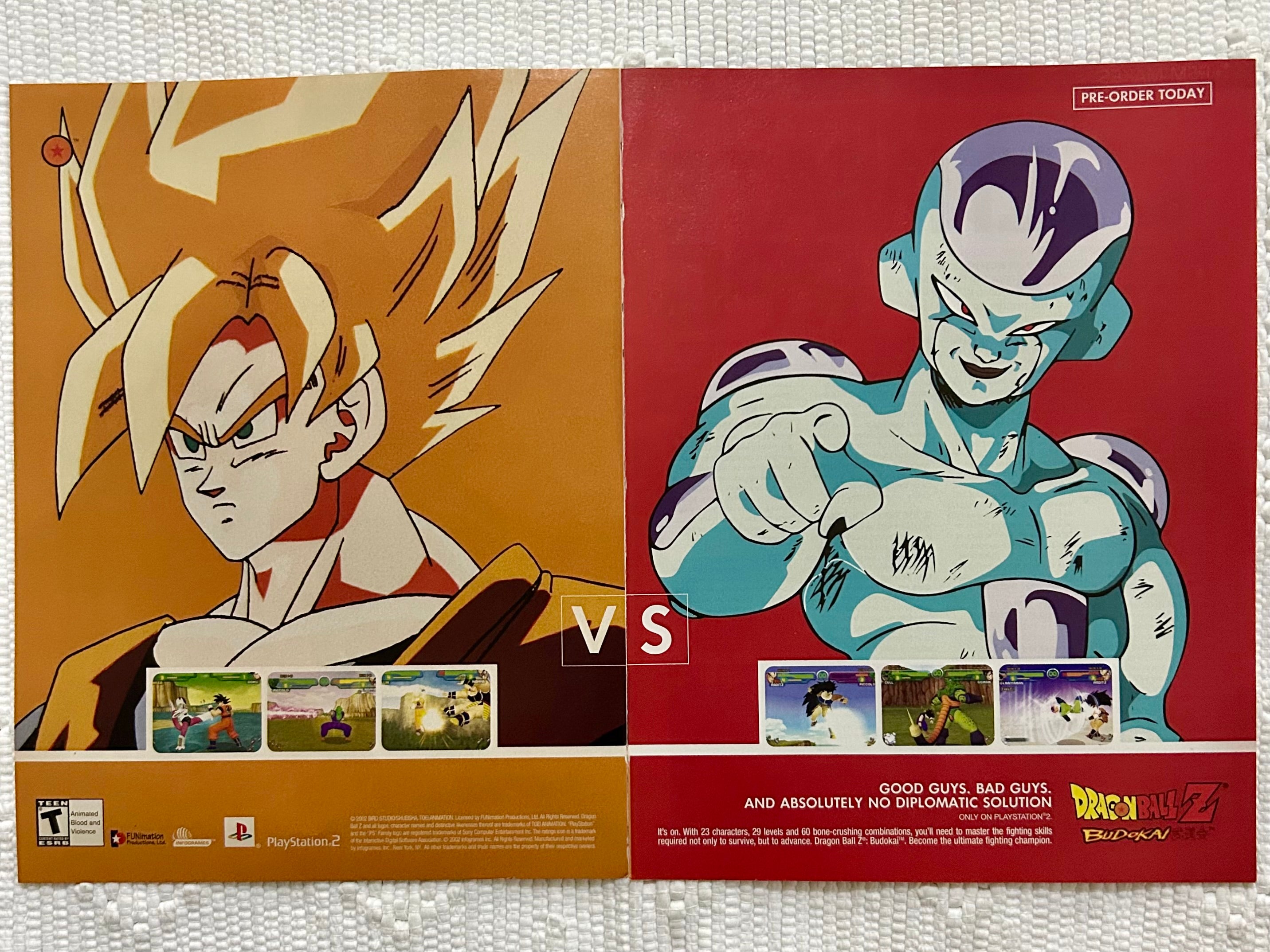 Dragon Ball Z: Budokai - PS2 - Original Vintage Advertisement
