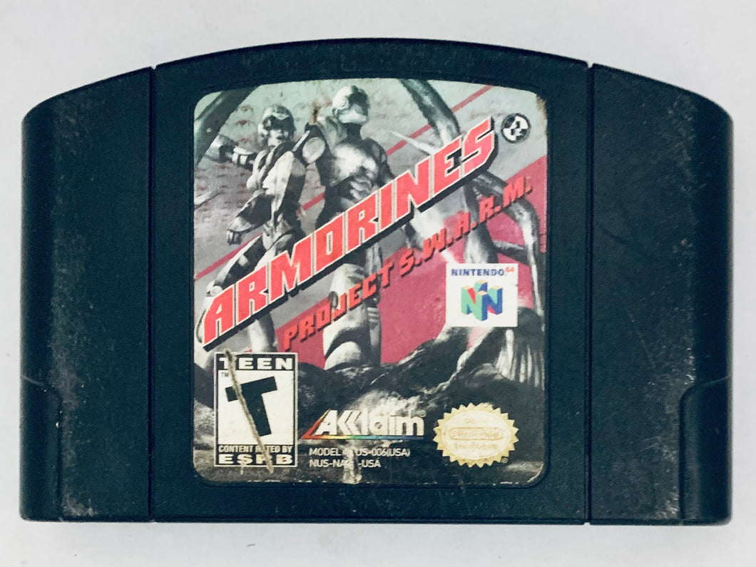 Armorines: Project S.W.A.R.M. - Nintendo 64 - N64 - NTSC-US - Cart (NUS-NARE-USA)