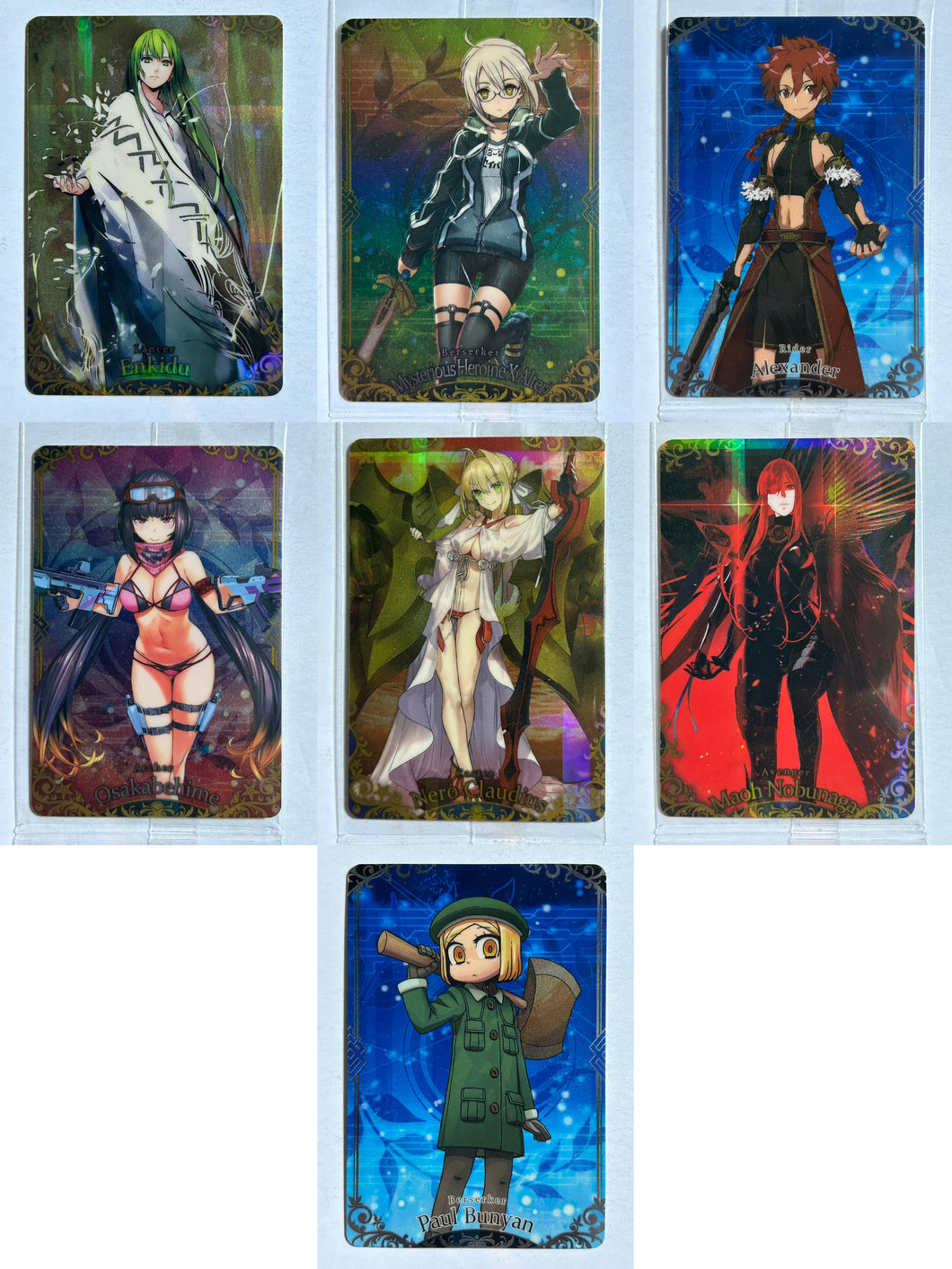 Fate/Grand Order - Wafers Card (Set of 7)