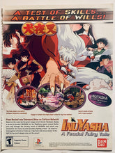 Cargar imagen en el visor de la galería, InuYasha: A Feudal Fairy Tale - PlayStation - Original Vintage Advertisement - Print Ads - Laminated A4 Poster
