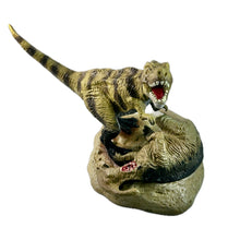 Load image into Gallery viewer, Tyrannosaurus &amp; Parasaurolophus - Dinosaur Figures Scene - Diorama
