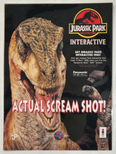 Cargar imagen en el visor de la galería, Jurassic Park Interactive - Panasonic 3DO - Original Vintage Advertisement - Print Ads - Laminated A4 Poster
