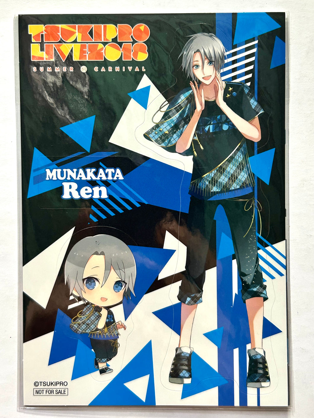 Tsukipro - Munakata Ren - Promotional Die-cut Sticker Set