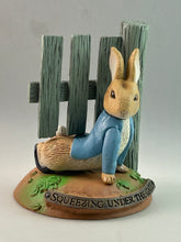Load image into Gallery viewer, The Tale of Peter Rabbit - "Squeezing Under the Gate" - Figure - Mini Diorama

