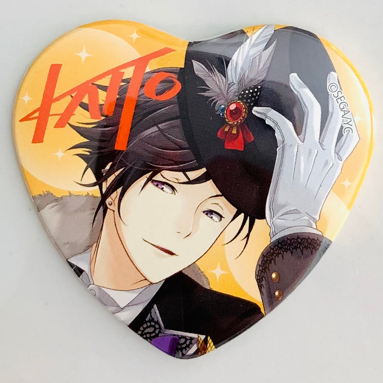 Yumeiro Cast - Shindou Kaito - Heart-shaped Can Badge Vol.14 – Cuchiwaii