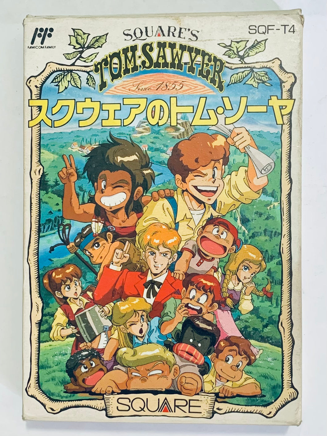 Square's Tom Sawyer - Famicom - Family Computer FC - Nintendo - Japan Ver. - NTSC-JP - CIB (SQF-T4)