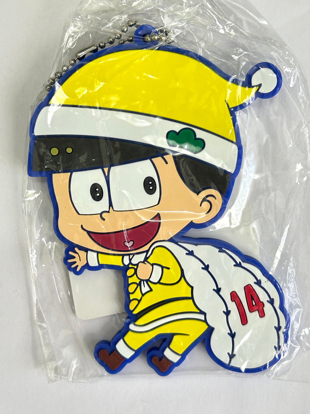 Osomatsu-san x Nanana - Matsuno Jyushimatsu - Furimukyun Santa Large Rubber Keychain