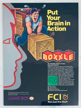 Cargar imagen en el visor de la galería, Boxxle - GameBoy - Original Vintage Advertisement - Print Ads - Laminated A4 Poster
