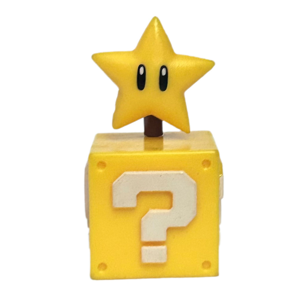 New Super Mario Bros. Wii - Hatena Block & Super Star - Trading Figure - Choco Egg