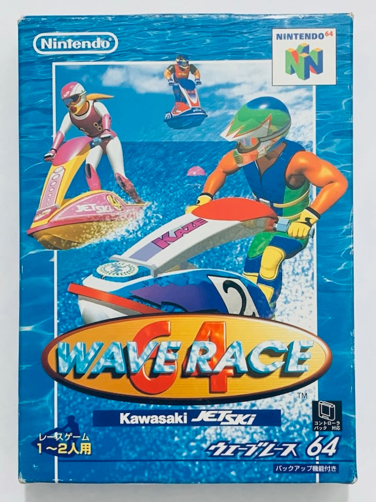 Wave Race 64: Kawasaki Jet Ski - Nintendo 64 - N64 - Japan Ver. - NTSC-JP - CIB (NUS-NWRJ-JPN)