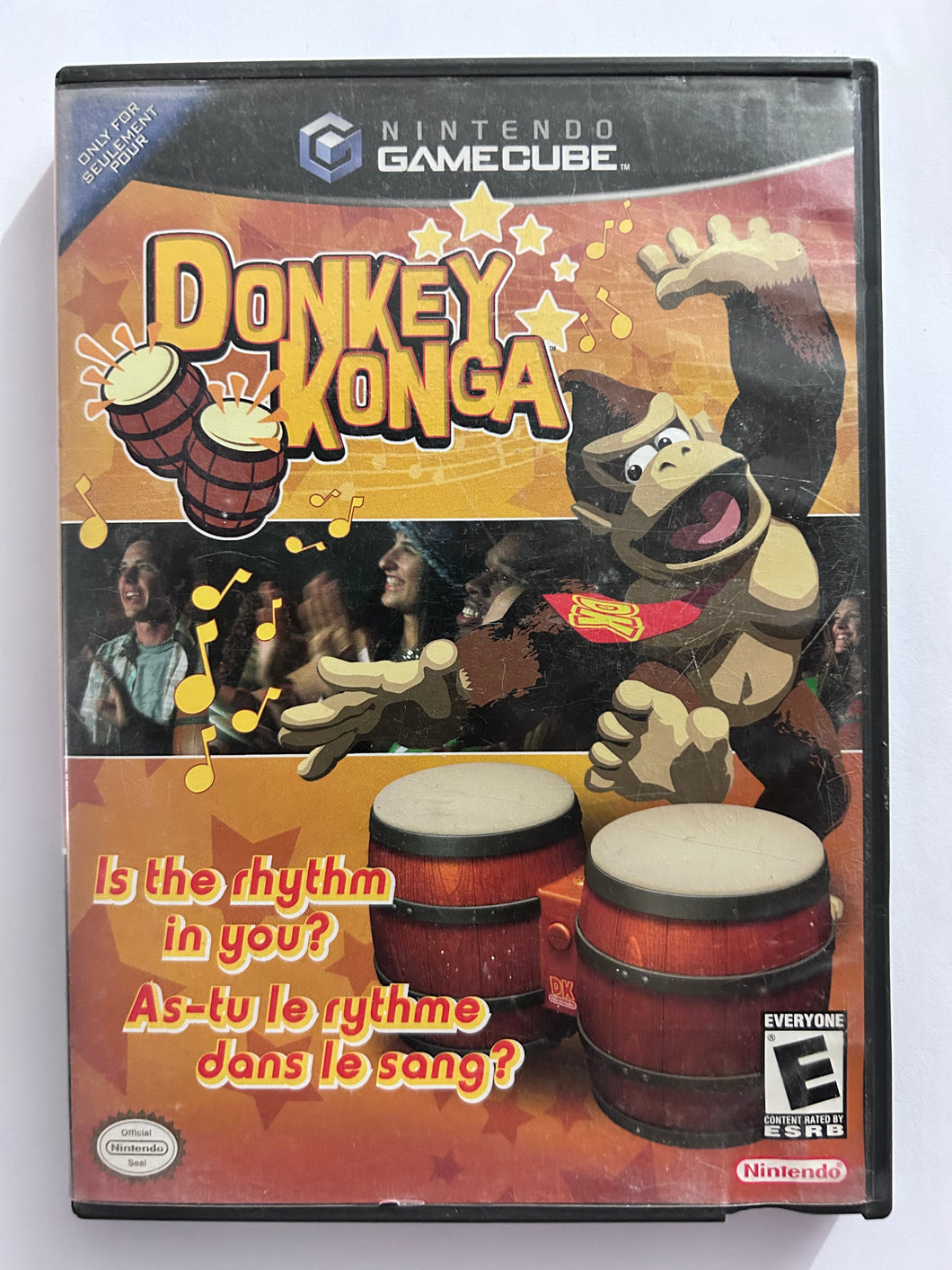 Donkey Konga - Nintendo GameCube / NGC - NTSC - Boxed (DOL-GKGE-USA)