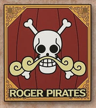 Cargar imagen en el visor de la galería, One Piece - Roger Pirates Flag - Rubber Coaster
