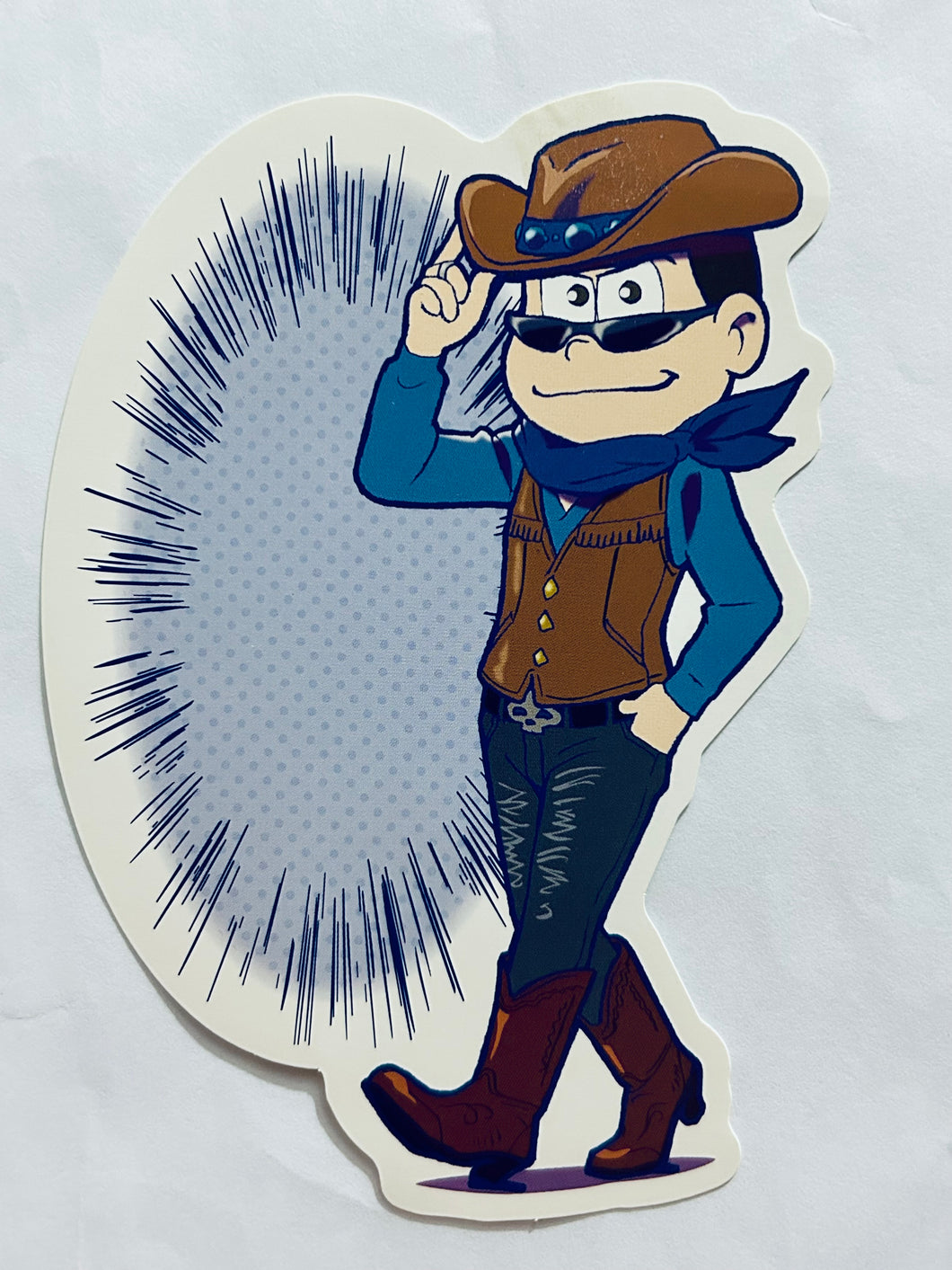 Osomatsu-san - Matsuno Karamatsu - Die-cut Post Card