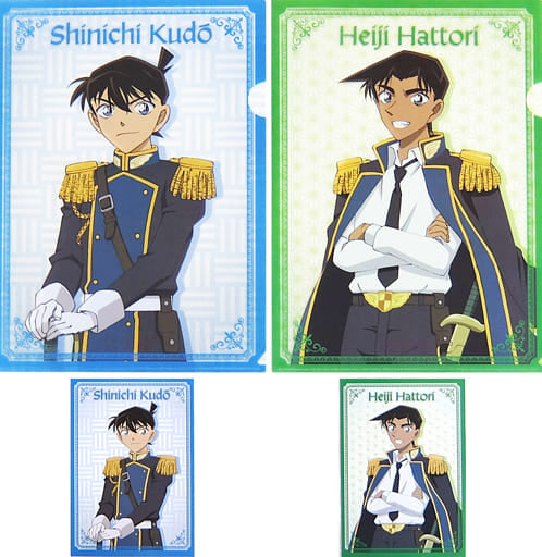 Detective Conan - Kudou Shinichi & Hattori Heiji - A4 Clear File & Postcard Set - Sega Lucky Kuji Meitantei Conan -ZERO COLLECTION- (E Prize)