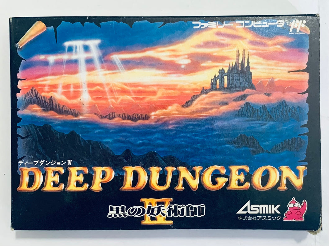 Deep Dungeon IV: Kuro no Youjutsushi - Famicom - Family Computer FC - Nintendo - Japan Ver. - NTSC-JP - CIB (ASM-4D)