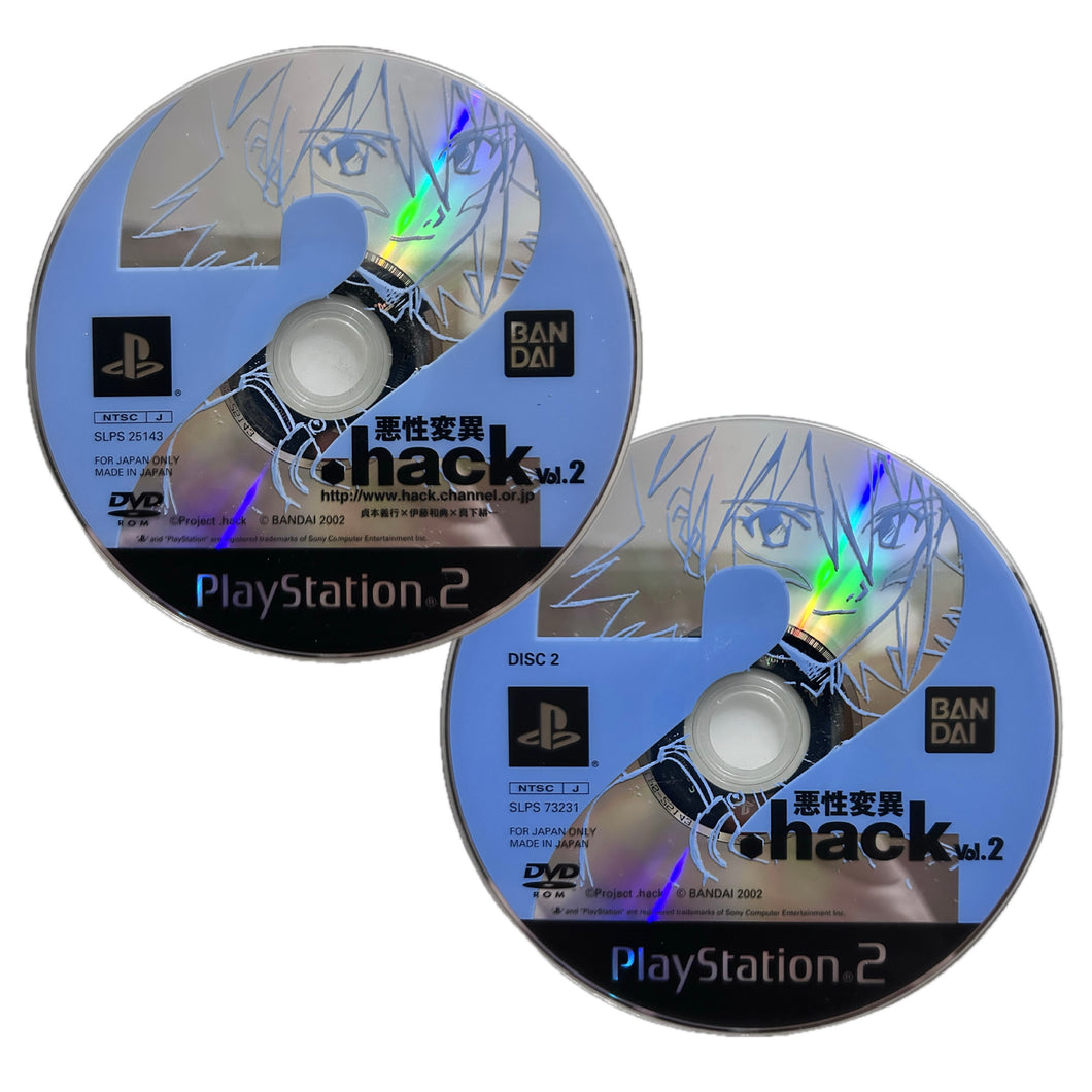 .hack//Akushou Heni Vol. 2 - PlayStation 2 - PS2 / PSTwo / PS3 - NTSC-JP - Disc (SLPS-25143)