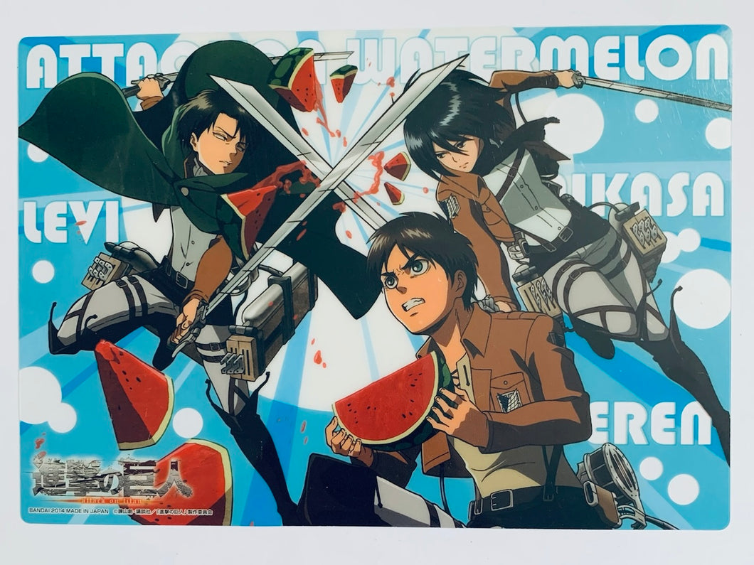 Attack on Titan - Eren, Mikasa & Levi (Watermelon) - Visual Art Bromide