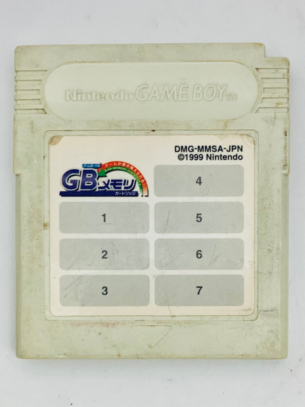 GB Memory Cartridge - GameBoy - Game Boy - Pocket - GBC - GBA - JP - Cartridge (DMG-MMSA-JPN)