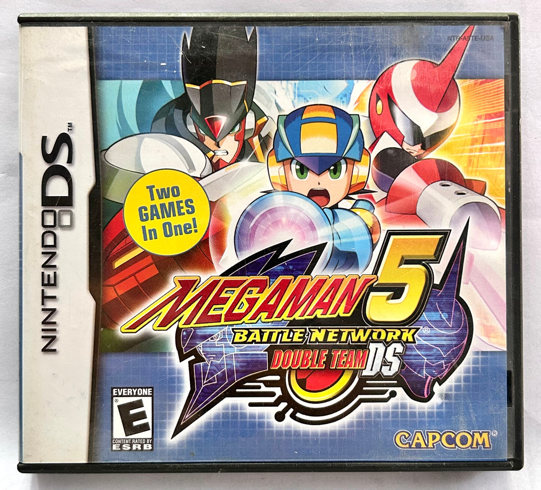 Mega Man Battle Network 5: Double Team DS - Nintendo DS / DSLite DSi XL - NTSC - Boxed (NTR-A5TE-USA)