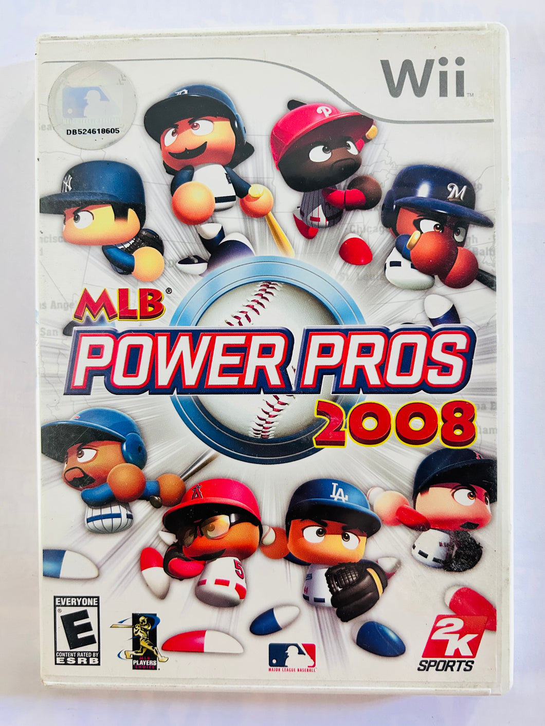 MLB Power Pros 2008 - Nintendo Wii / Wii U - NTSC - CIB (RVL-RL8E-USA)