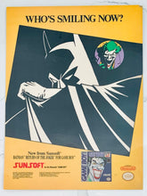 Cargar imagen en el visor de la galería, Batman: Return of the Joker - GameBoy - Original Vintage Advertisement - Print Ads - Laminated A4 Poster
