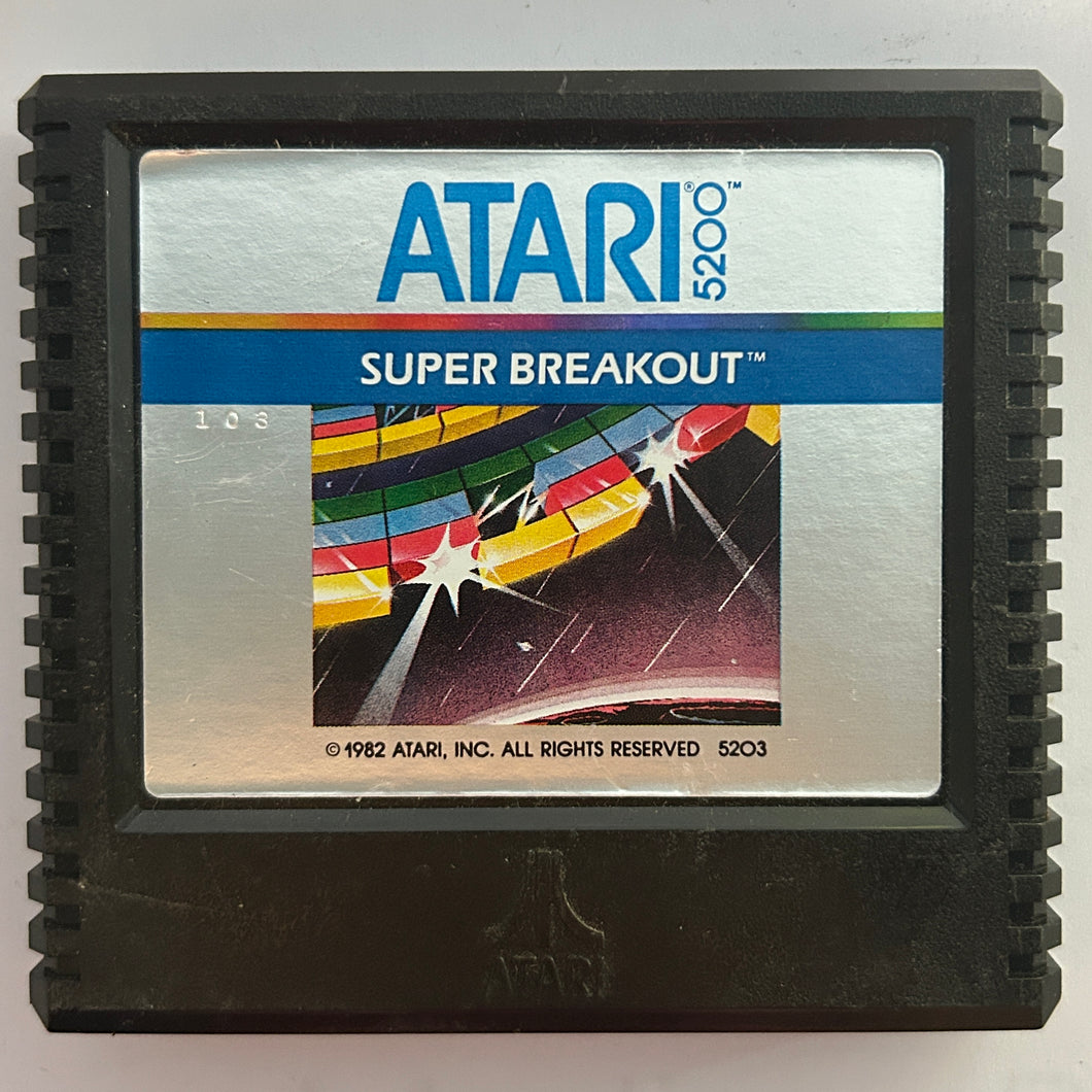 Super Breakout - Atari 5200 - NTSC - Cartridge (CX5203)