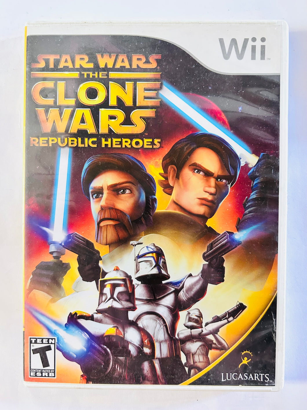 Star Wars The Clone Wars: Republic Heroes - Nintendo Wii / Wii U - NTSC - CIB (RVL-RQLE-USA)