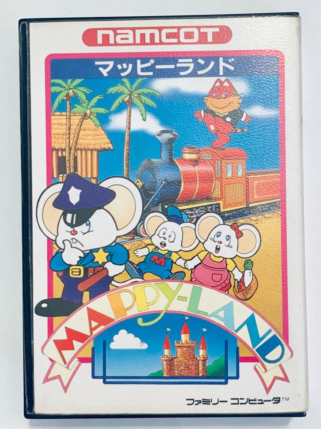 Mappy-Land - Famicom - Family Computer FC - Nintendo - Japan Ver. - NTSC-JP - Cart & Box