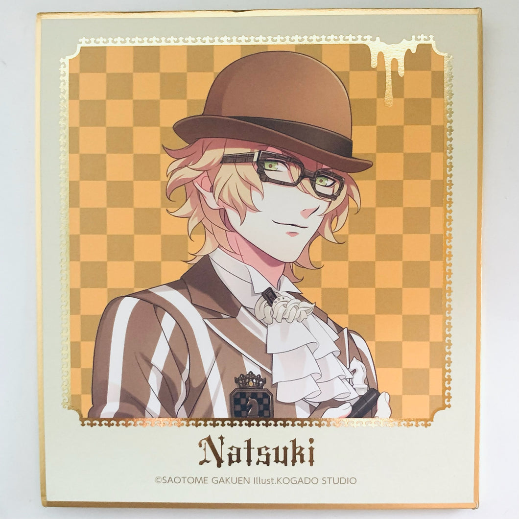 Q-pot. x Uta no☆Prince-sama♪ Sweets Vampire Trading Foil-Stamped Mini Shikishi - Shinomiya Natsuki