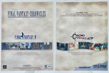 Cargar imagen en el visor de la galería, Final Fantasy Chronicles (FFV Chrono Trigger) - PlayStation - Original Vintage Advertisement - Print Ads - Laminated A4 Poster
