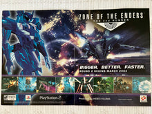 Load image into Gallery viewer, Zone of the Enders: The 2nd Runner - PS2 - Original Vintage Advertisement - Print Ads - Laminated A3 Poster
