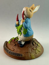 Load image into Gallery viewer, The Tale of Peter Rabbit - "Peter Eating Radishes" - Figure - Mini Diorama
