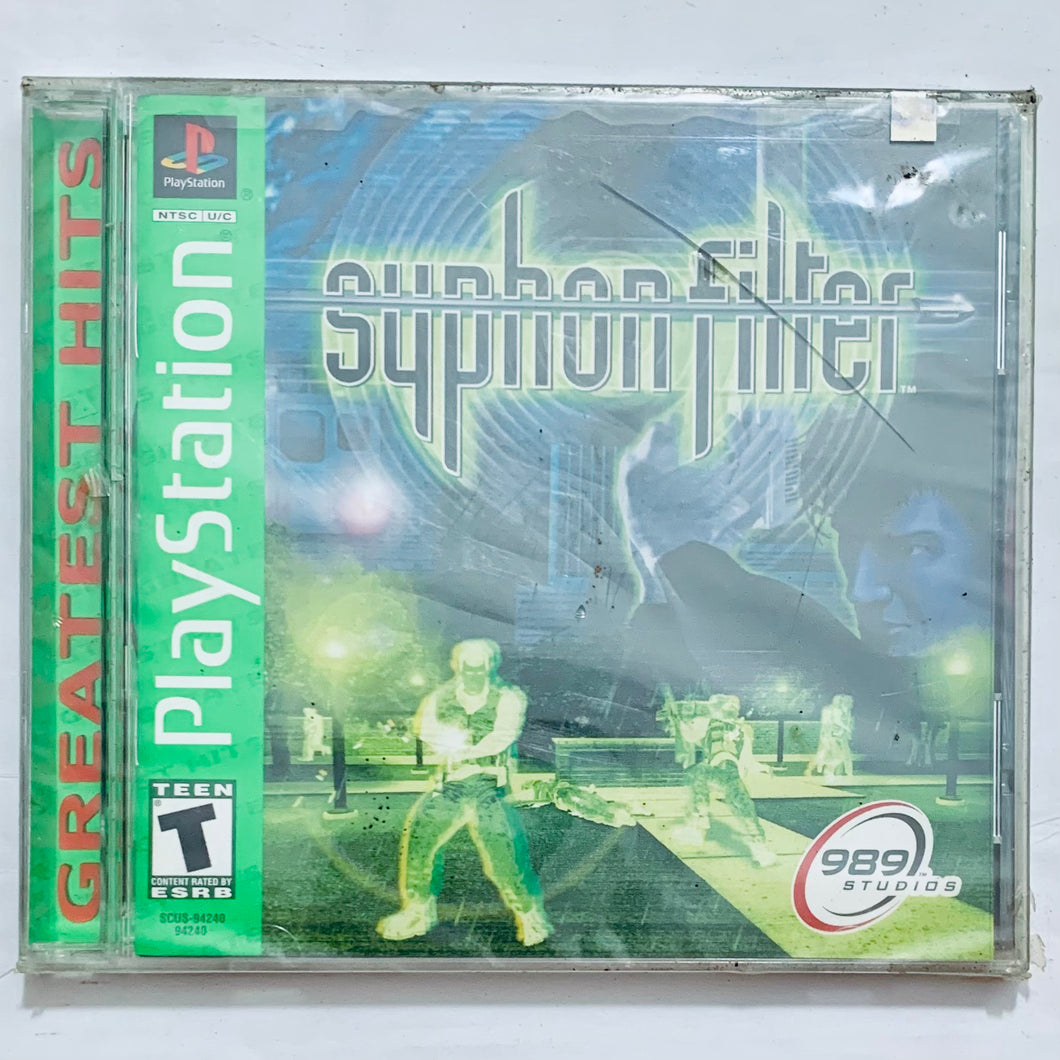 Syphon Filter (Greatest Hits) - PlayStation - PS1 / PSOne / PS2 / PS3 - NTSC - Brand New (SCIS-94240)