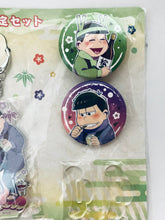 Cargar imagen en el visor de la galería, Osomatsu-san - Choromatsu &amp; Ichimatsu - Acrylic Keychain &amp; Can Badge - Drunken Set AGF 2016
