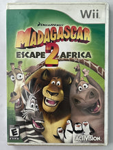 Load image into Gallery viewer, Madagascar: Escape 2 Africa - Nintendo Wii / Wii U - NTSC - Box &amp; Manual (RVL-RRGE-USA)
