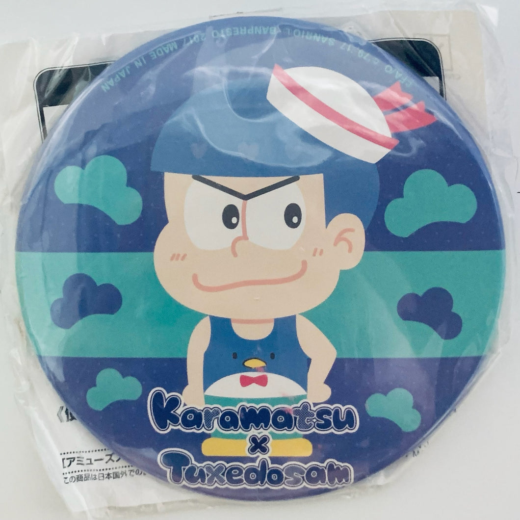 Osomatsu-san x Sanrio Characters - Matsuno Karamatsu - Tuxedo Sam - Can Badge